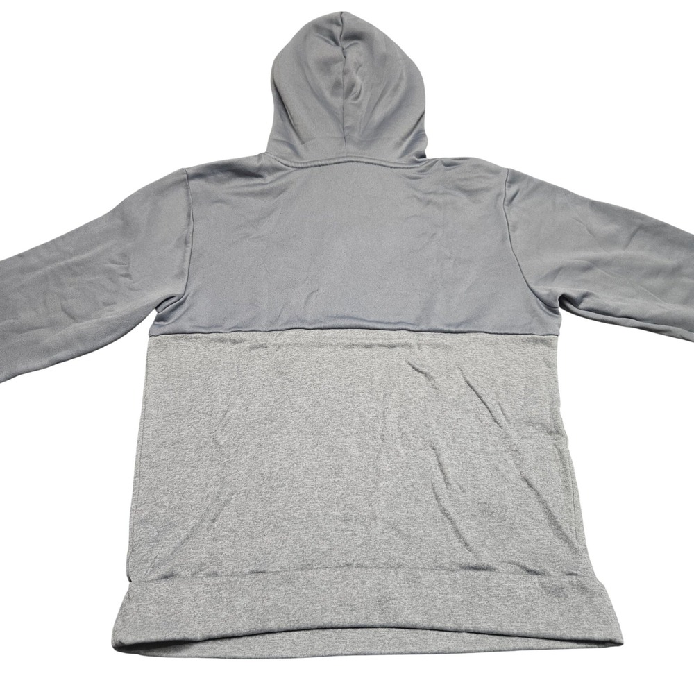North Face Hoodie M Gray Two Tone Pullover Fleece Pocket Streetwear Gorpcore - Picture 2 of 8